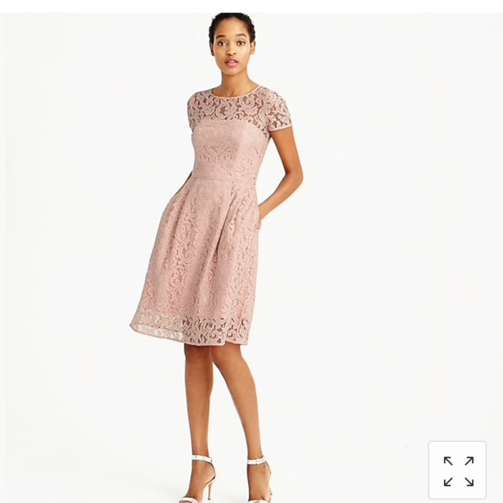 Jcrew Alisa Dress in Leavers Lace